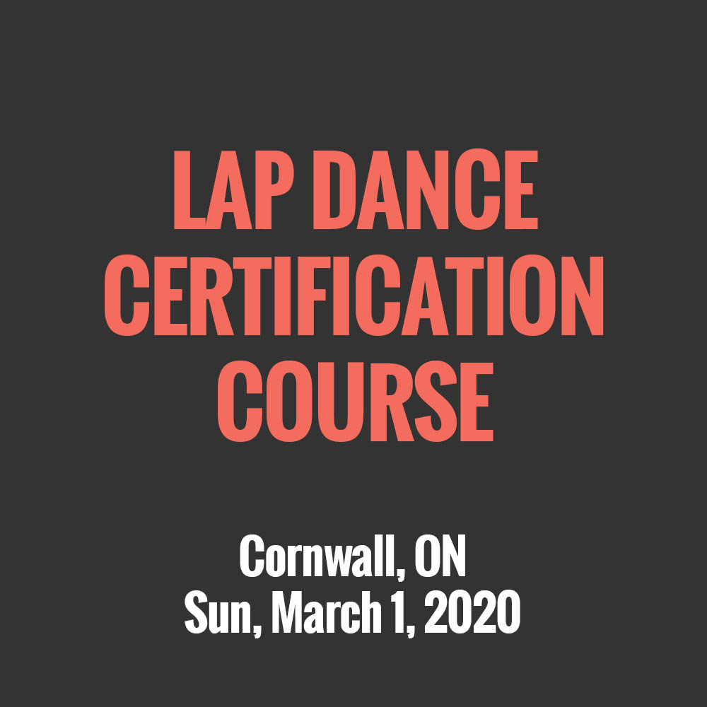 Lap Dance Certification Course Cornwall ON