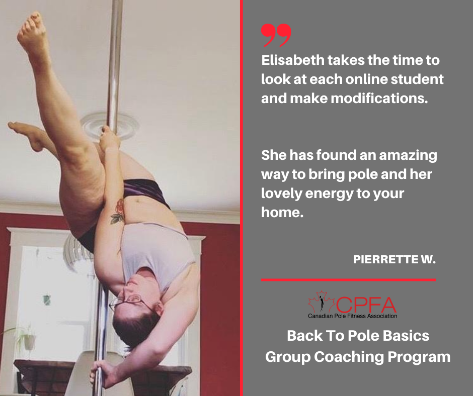 See what others have said about this series! “I highly recommend the Back to Pole Basics series.  It’s been years since I’ve taken classes and this course has taught me so many new things, helped fix bad habits that I’ve picked up over the years, and reignited my passion for dance.  Lisa is an excellent instructor – caring and dedicated. You’ll have fun and learn lots too"       Anne Fannon   "I have really enjoyed the Back to Pole Basics course! Some of the material is review for me, and I appreciate your way of explaining things with a focus on physics and anatomy. I have found that really useful to improving my technique. My favourite part of the classes is taking these moves and putting them into combos, since a lot of the time I learn something on its own in class, but have no concept of how it would actually fit in when I’m dancing. With the skills you have taught me, I know I’ll be able to incorporate these moves into my flows going forward.  There’s also been a lot of foundational techniques that I haven’t come across in my almost 4 years of pole dancing, so this is really going to help me advance further in my higher level classes too! Thank you so much for everything, this class has helped me so much "Karen